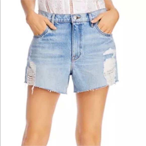 Frame Ultra Le Baggy Denim Shorts 
